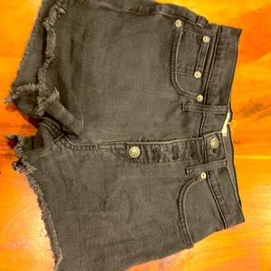 Black madewell  jean shorts
